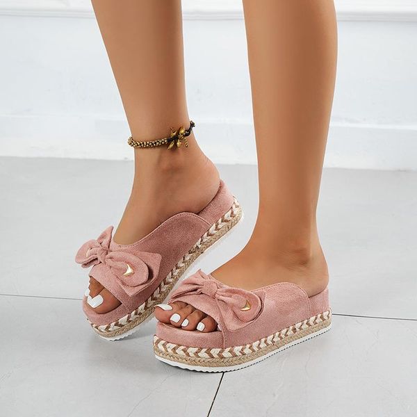 sandals est summer fashion shoes women bow slipper indoor outdoor flip-flops beach female slippers plus size, Black
sandals est summer fashion shoes women bow slipper indoor outdoor flip-flops beach female slippers plus size, Black