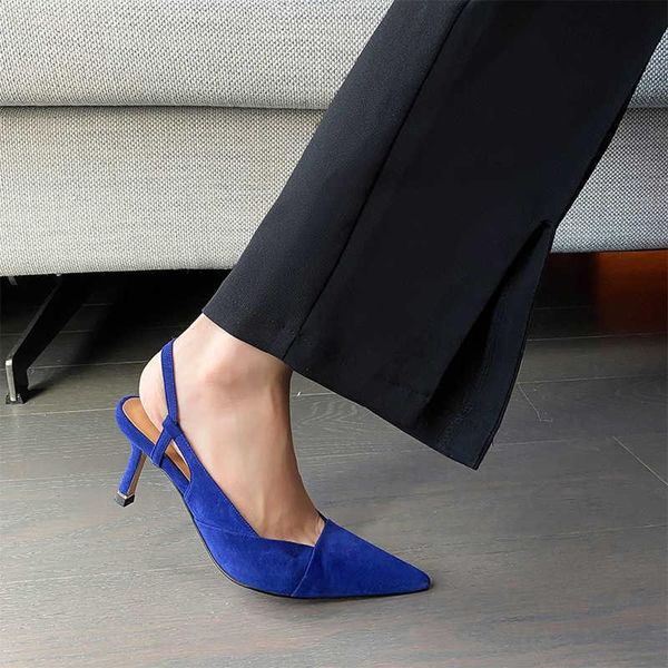 sandals women's shoes are to wear pointed soft leather medium high heels thin spring and summer shallow mouth, Black
sandals women's shoes are to wear pointed soft leather medium high heels thin spring and summer shallow mouth, Black