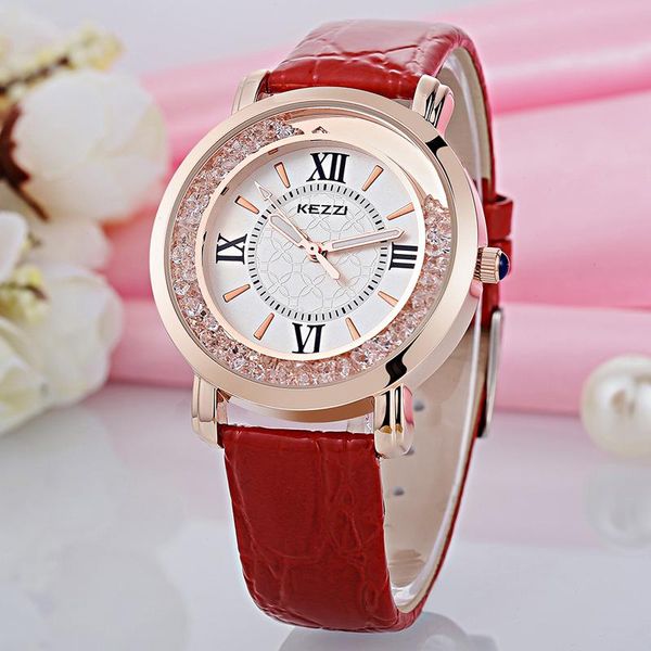 wristwatches kezzi brand womens watch luxury rome number rhinestone crystal dress casual fashion quartz dames horloges, Slivery;brown
wristwatches kezzi brand womens watch luxury rome number rhinestone crystal dress casual fashion quartz dames horloges, Slivery;brown