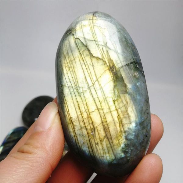 decorative objects & figurines 1pc 100% natural rainbow labradorite palm stone gemstone irregular smooth polished pebble healing home decora
decorative objects & figurines 1pc 100% natural rainbow labradorite palm stone gemstone irregular smooth polished pebble healing home decora