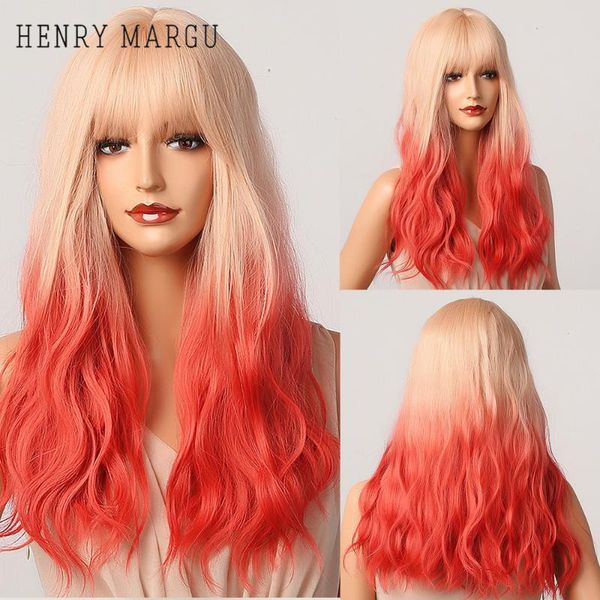 synthetic wigs henry margu cosplay long wavy for black women afro ombre blonde pink orange hair with bangs heat resistant
synthetic wigs henry margu cosplay long wavy for black women afro ombre blonde pink orange hair with bangs heat resistant