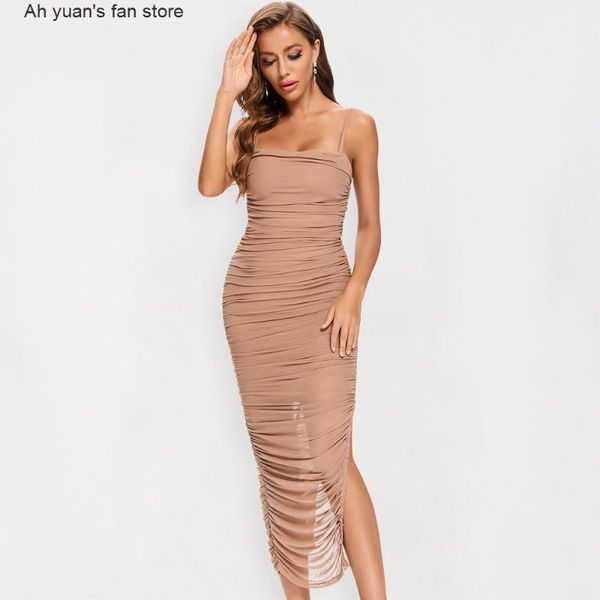 casual dresses ah yuan 2021 summer arrival long bodycon women spaghetti straps organza mesh maxi dress party club, Black;gray
casual dresses ah yuan 2021 summer arrival long bodycon women spaghetti straps organza mesh maxi dress party club, Black;gray