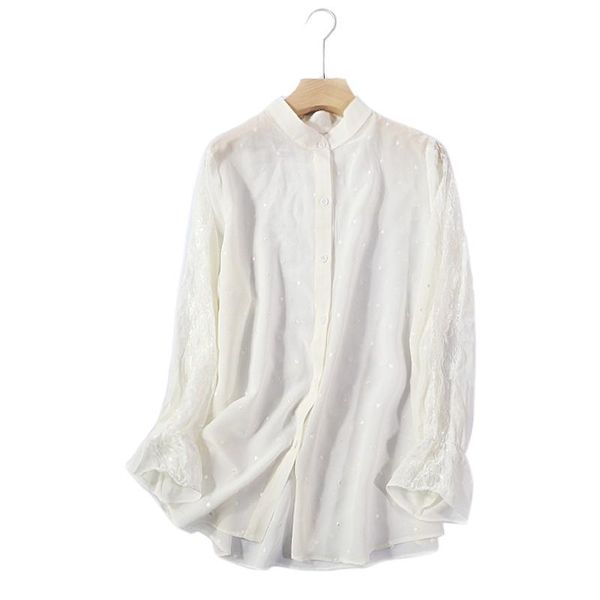 women's blouses & shirts 2021 100% silk blouse women pure shirt white summer broken size limited quantities
women's blouses & shirts 2021 100% silk blouse women pure shirt white summer broken size limited quantities