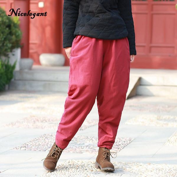 women's pants & capris nicelegant 2021 cotton linen keep warm casual solid pockets thick retro trousers vintage chinese style autumn wi, Black;white
women's pants & capris nicelegant 2021 cotton linen keep warm casual solid pockets thick retro trousers vintage chinese style autumn wi, Black;white