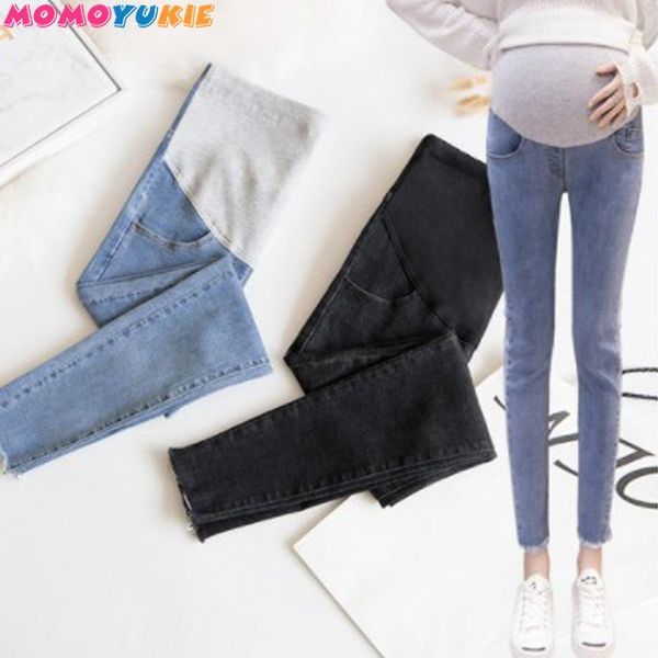 maternity bottoms denim jeans for pregnant women clothes raw edge skinny pants pregnancy gravidez clothing 2021, White
maternity bottoms denim jeans for pregnant women clothes raw edge skinny pants pregnancy gravidez clothing 2021, White