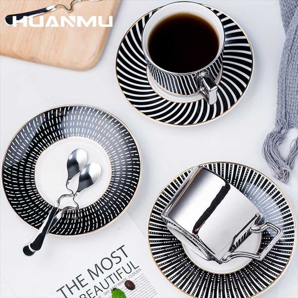 mugs 270ml european coffee titanium silver mirror reflection milktea cups with plate and spoon teacup set drink drinkware
mugs 270ml european coffee titanium silver mirror reflection milktea cups with plate and spoon teacup set drink drinkware