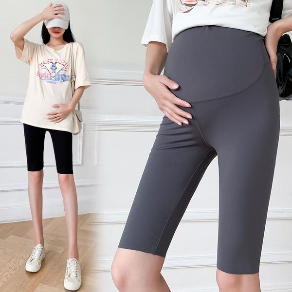 maternity bottoms seamless stretchy yogic shorts women's yoga over the belly bump workout active short pants skinny, White
maternity bottoms seamless stretchy yogic shorts women's yoga over the belly bump workout active short pants skinny, White
