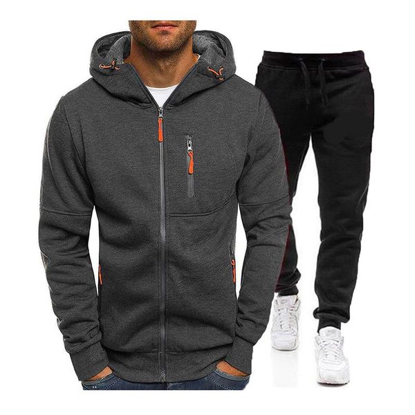 men's tracksuits spring autumn men warm suit zipper hoodie sweatpants casual sports workout clothing running set hiking cycling 3xl, Gray
men's tracksuits spring autumn men warm suit zipper hoodie sweatpants casual sports workout clothing running set hiking cycling 3xl, Gray