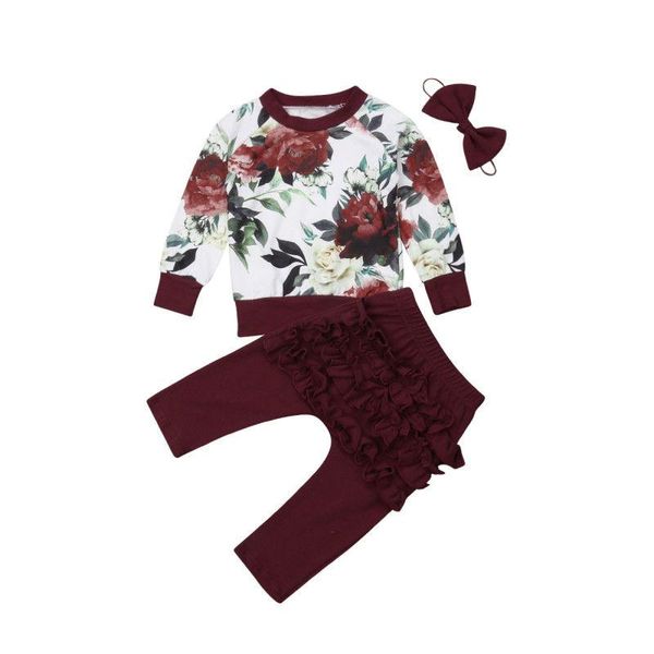 clothing sets 2021 born baby girls clothes winter outfits red long sleeve flower sweatshirt+ruffle pants+headband 3pcs set, White
clothing sets 2021 born baby girls clothes winter outfits red long sleeve flower sweatshirt+ruffle pants+headband 3pcs set, White
