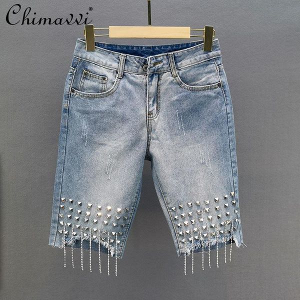 women's jeans light blue denim pants 2021 summer high waist loose slimming female wide leg rivets diamonds fifth
women's jeans light blue denim pants 2021 summer high waist loose slimming female wide leg rivets diamonds fifth