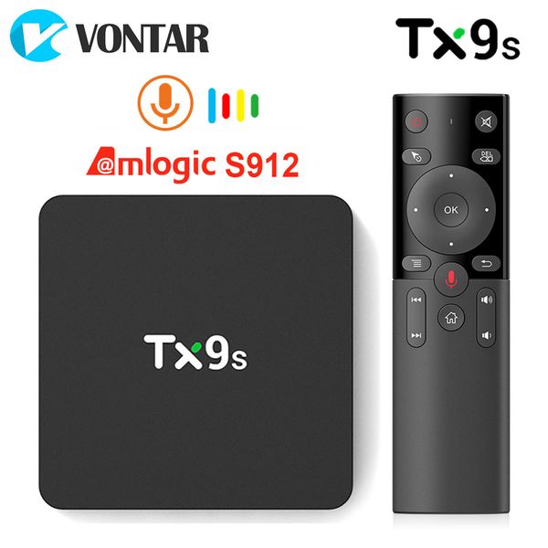 vontar tx9s smart tv box android amlogic s912 octa core 2gb8gb 1000m lan 4k tvbox set box 2.4g wifi youtube media player
vontar tx9s smart tv box android amlogic s912 octa core 2gb8gb 1000m lan 4k tvbox set box 2.4g wifi youtube media player