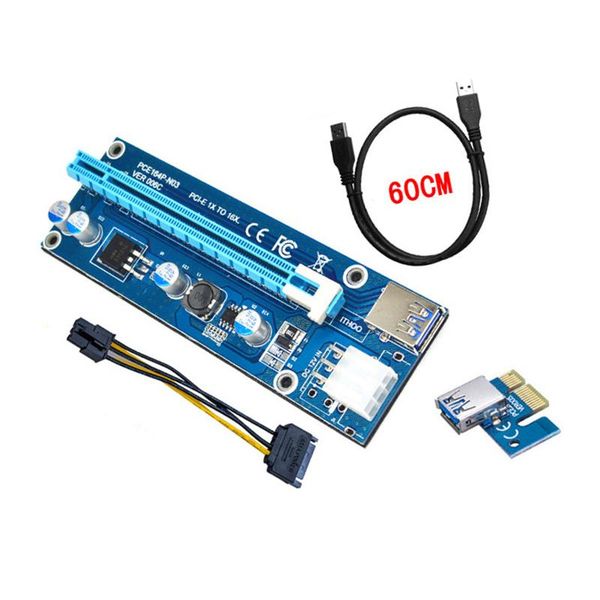 usb3.0 pci-e express 1x to 16x extender riser card adapter sata 6pin power cable computer office cables & connectors
usb3.0 pci-e express 1x to 16x extender riser card adapter sata 6pin power cable computer office cables & connectors