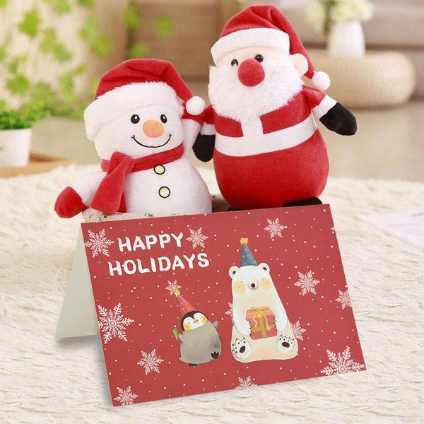greeting cards 2/5pcs christmas party decorations postcard santa claus deer mini year gift designs cute paper envelope
greeting cards 2/5pcs christmas party decorations postcard santa claus deer mini year gift designs cute paper envelope