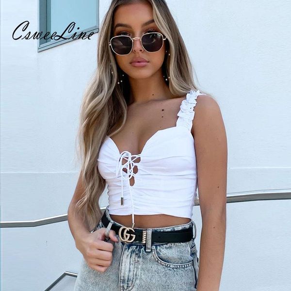 women's tanks & camis v neck casual summer crop women 2021 streetwear black white vest ladies ruched lace up ruffles tank
women's tanks & camis v neck casual summer crop women 2021 streetwear black white vest ladies ruched lace up ruffles tank