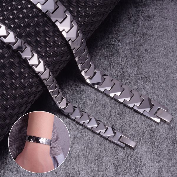 tungsten magnetic bracelet for women men arrow couple tungsten bracelet men chain health energy hematite bracelet anti scratch y1218, Black
tungsten magnetic bracelet for women men arrow couple tungsten bracelet men chain health energy hematite bracelet anti scratch y1218, Black