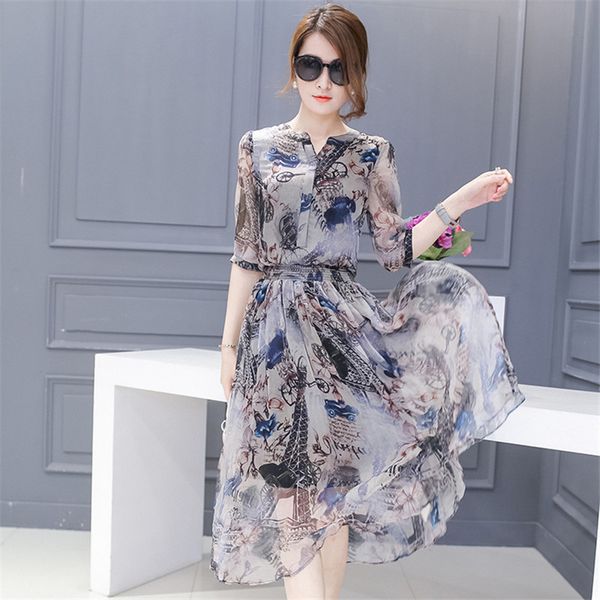 dress women's beach chiffon summer of women plus size decorate v long middle printing dressed in mode c573 qr05, Black;gray
dress women's beach chiffon summer of women plus size decorate v long middle printing dressed in mode c573 qr05, Black;gray
