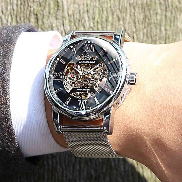 men watches fire luxury orkina fashion skeleton clock men's sports automatic mechanical montre homme 2021, Slivery;brown
men watches fire luxury orkina fashion skeleton clock men's sports automatic mechanical montre homme 2021, Slivery;brown