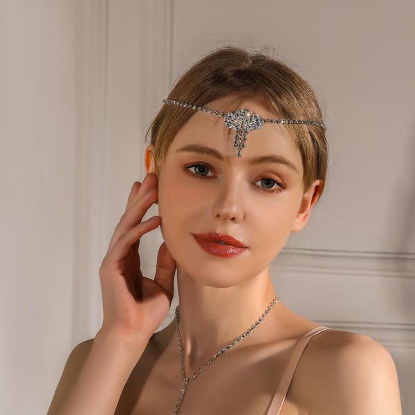 hair clips & barrettes glaming crystal vintage forehead chain jewelry zircon head ornament rhinestone bridal bohemian women headdress, Golden;silver
hair clips & barrettes glaming crystal vintage forehead chain jewelry zircon head ornament rhinestone bridal bohemian women headdress, Golden;silver