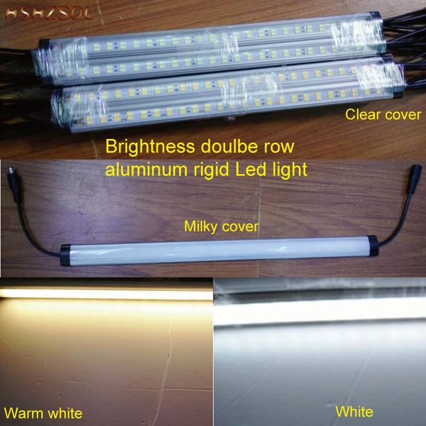 10pcs*50cm brightness wholesale dc 12v 72 smd 5630 led hard rigid strip bar light with aluminum shell +pc cover+dc plug strips 
10pcs*50cm brightness wholesale dc 12v 72 smd 5630 led hard rigid strip bar light with aluminum shell +pc cover+dc plug strips