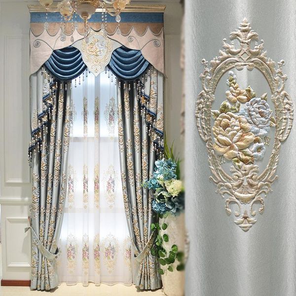 european and american luxury embossed flower curtain high end embroidery tulle for living room bedroom window decor #4 & drapes
european and american luxury embossed flower curtain high end embroidery tulle for living room bedroom window decor #4 & drapes