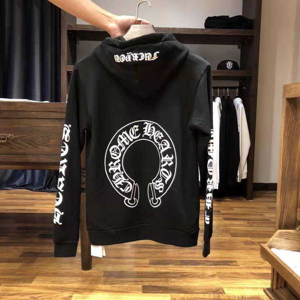 brand chao ch crosin zipper hoodie men's and women's lovers' wear loose printed cotton sweater spring and autumn hoodie, Black
brand chao ch crosin zipper hoodie men's and women's lovers' wear loose printed cotton sweater spring and autumn hoodie, Black