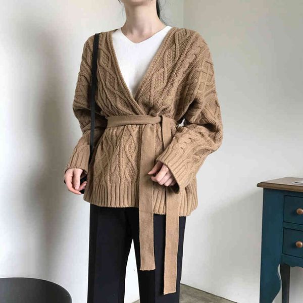 knits belt cardigans women autumn winter cardigan female twist sashe knit sweater jacket coat oversize, White
knits belt cardigans women autumn winter cardigan female twist sashe knit sweater jacket coat oversize, White