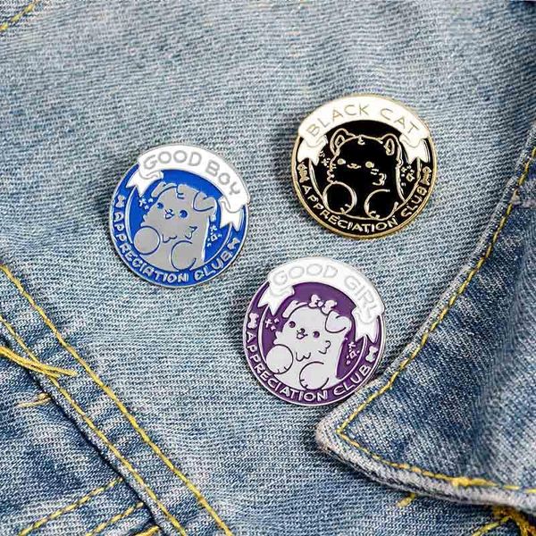 pins, brooches cute cartoon puppy kitten letter brooch bag clothes backpack lapel enamel pin badges jewelry gift for friend women accessorie, Gray
pins, brooches cute cartoon puppy kitten letter brooch bag clothes backpack lapel enamel pin badges jewelry gift for friend women accessorie, Gray