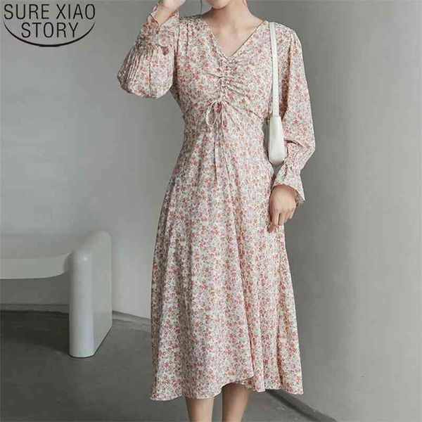 a-line long dress gentle women korean chic floral es pleated v-neck ruffles high waist femme robe 13085 210506, Black;gray
a-line long dress gentle women korean chic floral es pleated v-neck ruffles high waist femme robe 13085 210506, Black;gray