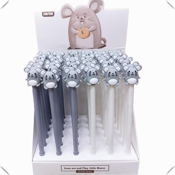 gel pens 36pcs/pack 0.5mm black ink creative cartoon mouse pen/student prize school promotion gift writing sign pen
gel pens 36pcs/pack 0.5mm black ink creative cartoon mouse pen/student prize school promotion gift writing sign pen