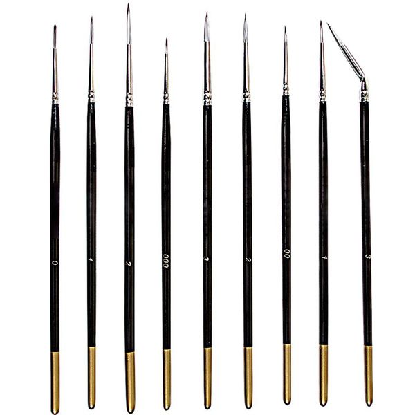 gift sets 9pcs/set diy acrylic painting nail beginners for micro miniatures scale model watercolor students fine detail paint brush face
gift sets 9pcs/set diy acrylic painting nail beginners for micro miniatures scale model watercolor students fine detail paint brush face