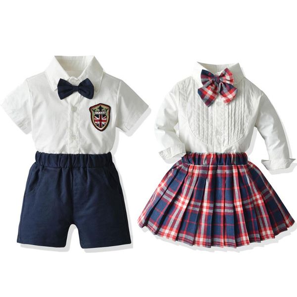 clothing sets and plaid brother sister kids matching outfits boys gentleman suit+princess girls tutu dress children clothes, White
clothing sets and plaid brother sister kids matching outfits boys gentleman suit+princess girls tutu dress children clothes, White