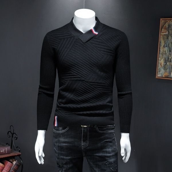 sweaters fashion knit run volume men's t-shirt sweater v-neck versatile autumn winter 2021 large, White;black
sweaters fashion knit run volume men's t-shirt sweater v-neck versatile autumn winter 2021 large, White;black
