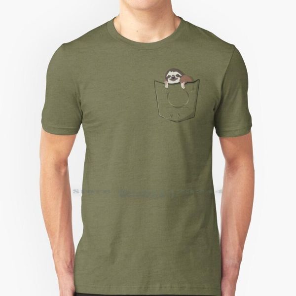 men's t-shirts sloth in a pocket t shirt 100% pure cotton slowly animal funny cool omg wtf eat relax bamboo tree japan asia, White;black
men's t-shirts sloth in a pocket t shirt 100% pure cotton slowly animal funny cool omg wtf eat relax bamboo tree japan asia, White;black