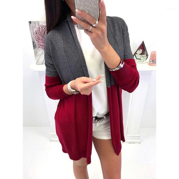 women's sweaters autumn winter women sweater long sleeve knitted cardigan female 2021 patchwork cardigans outwear ws9856z, White;black
women's sweaters autumn winter women sweater long sleeve knitted cardigan female 2021 patchwork cardigans outwear ws9856z, White;black