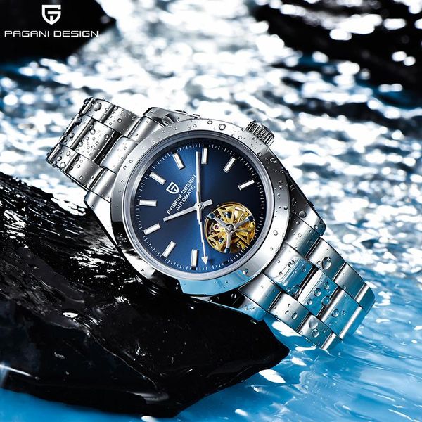 wristwatches pagani design brand business waterproof mechanical watch stainless steel men sapphire glass tourbillon automatic, Slivery;brown
wristwatches pagani design brand business waterproof mechanical watch stainless steel men sapphire glass tourbillon automatic, Slivery;brown