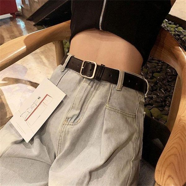 belts lookveed girl store 2021 ladies belt retro simple wild square buckle head pu leather women can match jeans, Black;brown
belts lookveed girl store 2021 ladies belt retro simple wild square buckle head pu leather women can match jeans, Black;brown
