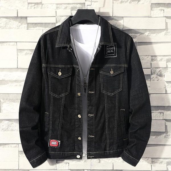 men's jackets spring and autumn trend in 2021 fashion outwear male cowboy men jeans coat, Black;brown
men's jackets spring and autumn trend in 2021 fashion outwear male cowboy men jeans coat, Black;brown