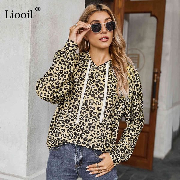 sweatshirts casual leopard print sweatshirt woman fall winter hooded long sleeve drawstring female streetwear pullovers and hoodies 1rcs, Black
sweatshirts casual leopard print sweatshirt woman fall winter hooded long sleeve drawstring female streetwear pullovers and hoodies 1rcs, Black