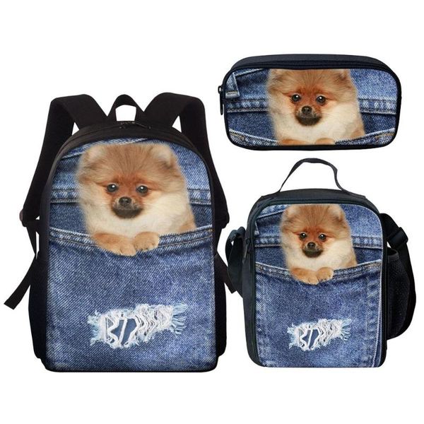 children school bags 3d dog puppy animal print 3 pcs/set kids backpack boys girls schoolbag student back pack mochila escolar
children school bags 3d dog puppy animal print 3 pcs/set kids backpack boys girls schoolbag student back pack mochila escolar