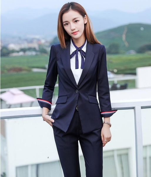 women's suits & blazers fabric 2021 fashion fall winter pantsuits with jackets and pants for business women female blazer sets, White;black
women's suits & blazers fabric 2021 fashion fall winter pantsuits with jackets and pants for business women female blazer sets, White;black