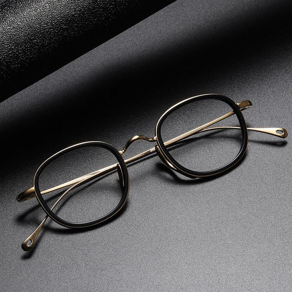 fashion sunglasses frames janpanese ultralight titanium frame hand-made glasses retro myopia gafas spectacles oval for men women prescriptio, Black
fashion sunglasses frames janpanese ultralight titanium frame hand-made glasses retro myopia gafas spectacles oval for men women prescriptio, Black