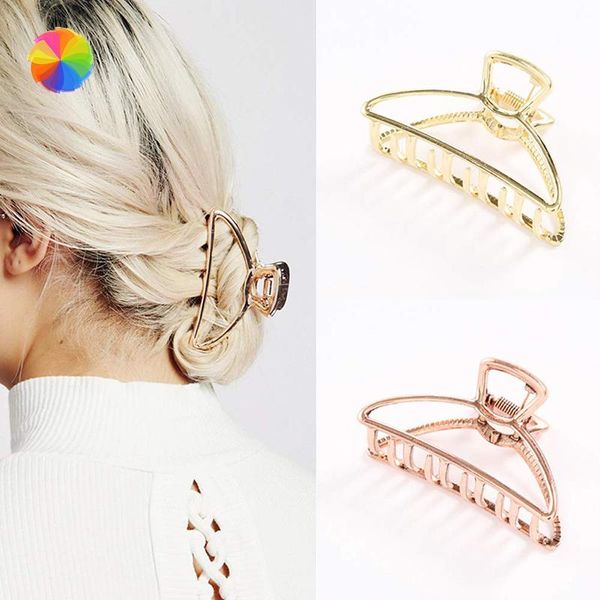 hair clips & barrettes 1 pcs clip metal hairpins women girl large claw clamps accessories, Golden;silver
hair clips & barrettes 1 pcs clip metal hairpins women girl large claw clamps accessories, Golden;silver