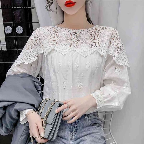 spring cotton white blouse women vintage embroidery hollow out lace female shirts casual office ladies blouses 13293 210512
spring cotton white blouse women vintage embroidery hollow out lace female shirts casual office ladies blouses 13293 210512