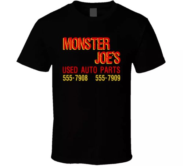 monster joes used auto parts pulp fiction movie t shirt t shirt, White;black
monster joes used auto parts pulp fiction movie t shirt t shirt, White;black