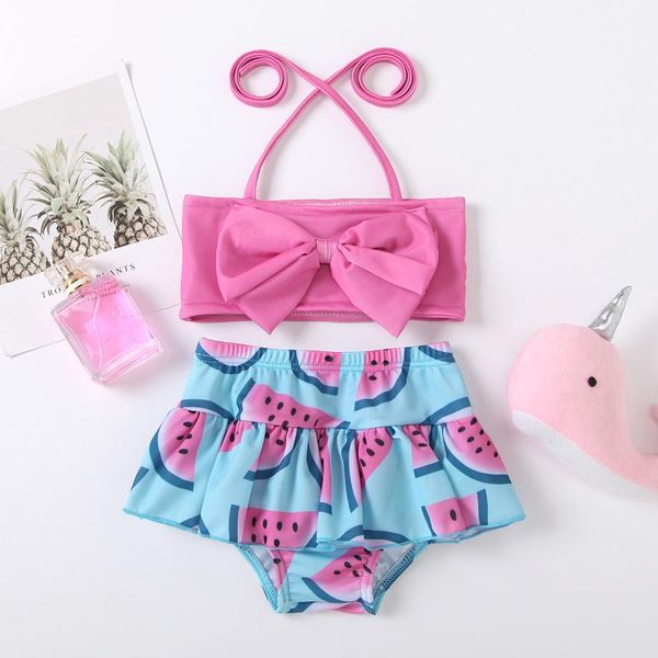 one-pieces cute toddler girls two-piece swimming bikini set swimsuit kids halter bow knot sleeveless +printed shorts beachwear, Black
one-pieces cute toddler girls two-piece swimming bikini set swimsuit kids halter bow knot sleeveless +printed shorts beachwear, Black