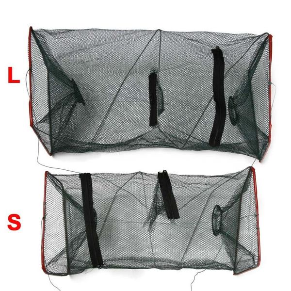 fishing accessories foldable trap net portable zipper bait cage for shrimp crayfish crab lobster baits mesh netting tackle
fishing accessories foldable trap net portable zipper bait cage for shrimp crayfish crab lobster baits mesh netting tackle