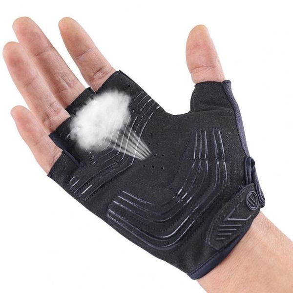 pair men women anti-slip anti-sweat cycling half finger bicycle mitten breathable mtb riding sports gloves protection of hand, Black
pair men women anti-slip anti-sweat cycling half finger bicycle mitten breathable mtb riding sports gloves protection of hand, Black