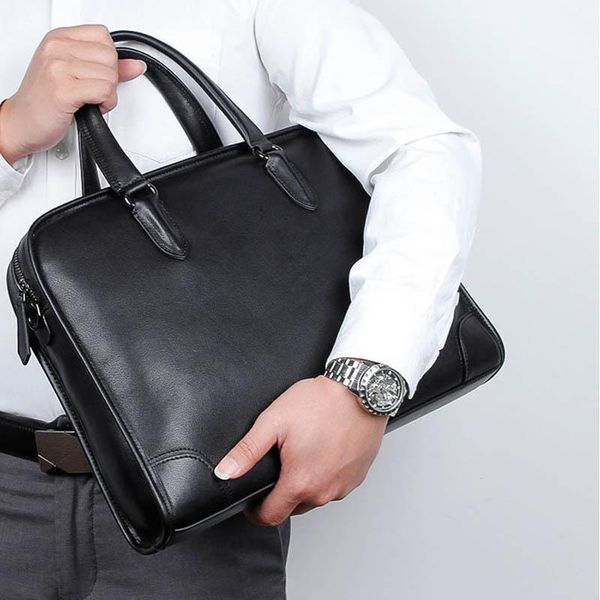 briefcases luufan men business briefcase black genuine leather 14" laphandbag cowhide shoulder messenge bag for male pc daily work tote
briefcases luufan men business briefcase black genuine leather 14" laphandbag cowhide shoulder messenge bag for male pc daily work tote