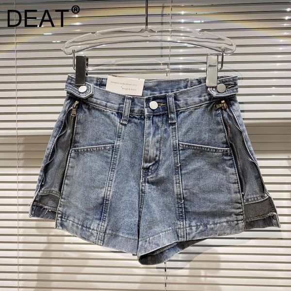 women's shorts deat women black personalized zipper retro denim arrivals high waist fashion temperament spring summer 2021 11d134, White;black
women's shorts deat women black personalized zipper retro denim arrivals high waist fashion temperament spring summer 2021 11d134, White;black