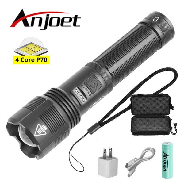 flashlights torches anjoet 4 core p70.2 led zoomable tactical usb rechargeable lighting torch for adventure, hiking, camping, hun
flashlights torches anjoet 4 core p70.2 led zoomable tactical usb rechargeable lighting torch for adventure, hiking, camping, hun